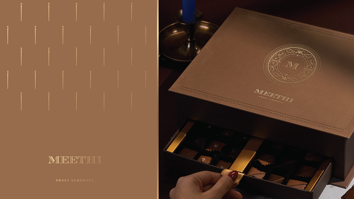 Sweets chocolate chocolate packaging luxury Luxury Design luxury logo brand identity branding  Branding design logo