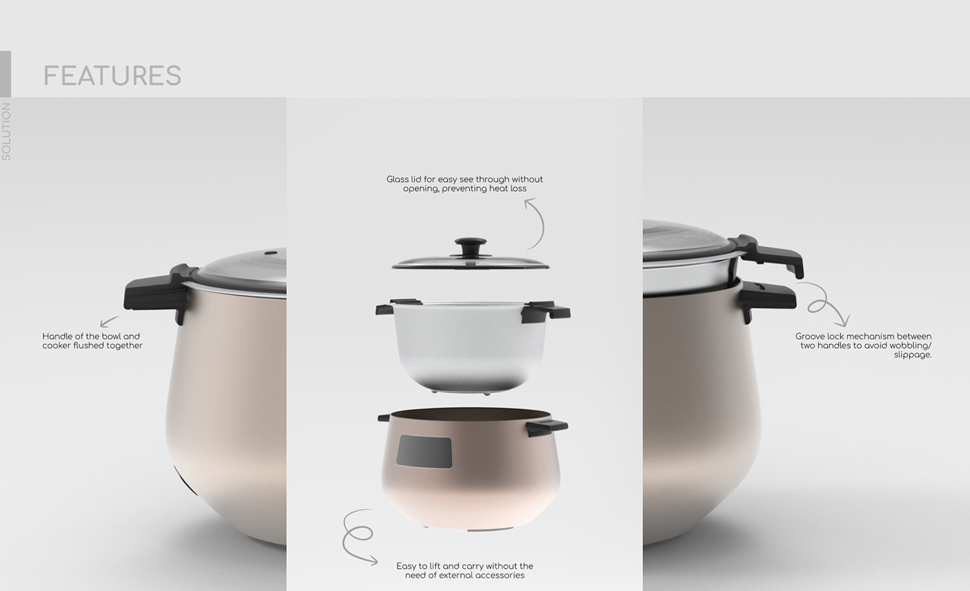 kitchen tcp NID concept electricricecooker product redesign
