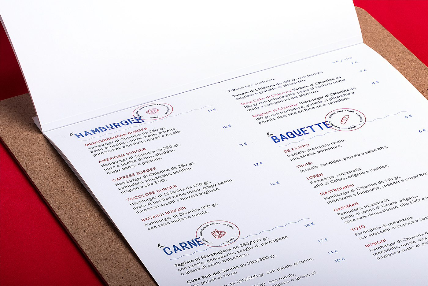 Food  menu design InDesign Layout pub Icon Nature hamburger Behance