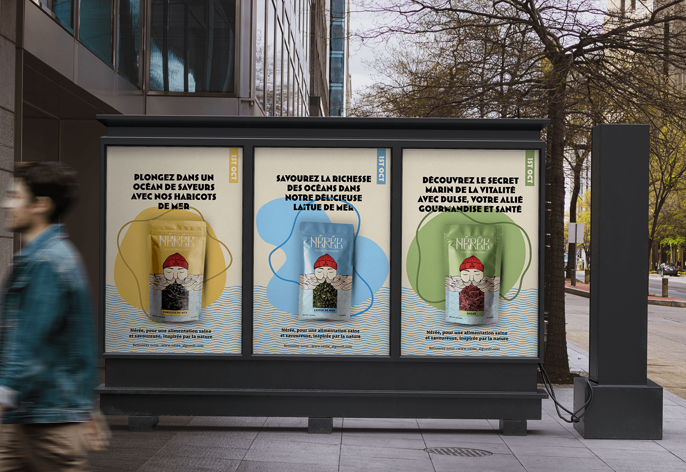 seaweed Packaging brand identity logo Social media post Brand Design Food  print flyer digital illustration