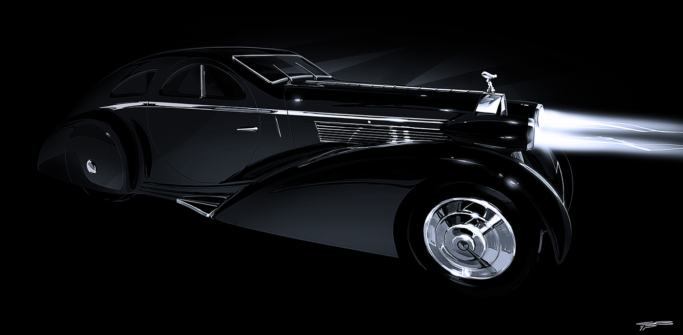 cardesign Transportation Design artworks painting   oldtimer muscle car classic car
