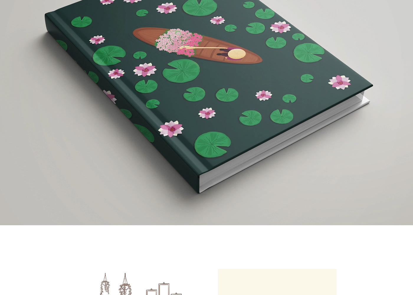 flower Digital Art  Procreate digital illustration notebook cover pattern floral