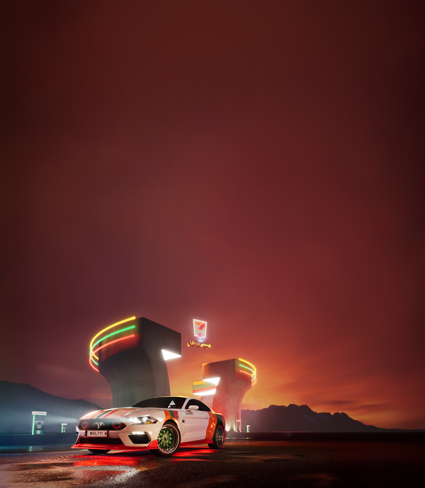 7-Eleven automotive   CGI Unreal Engine