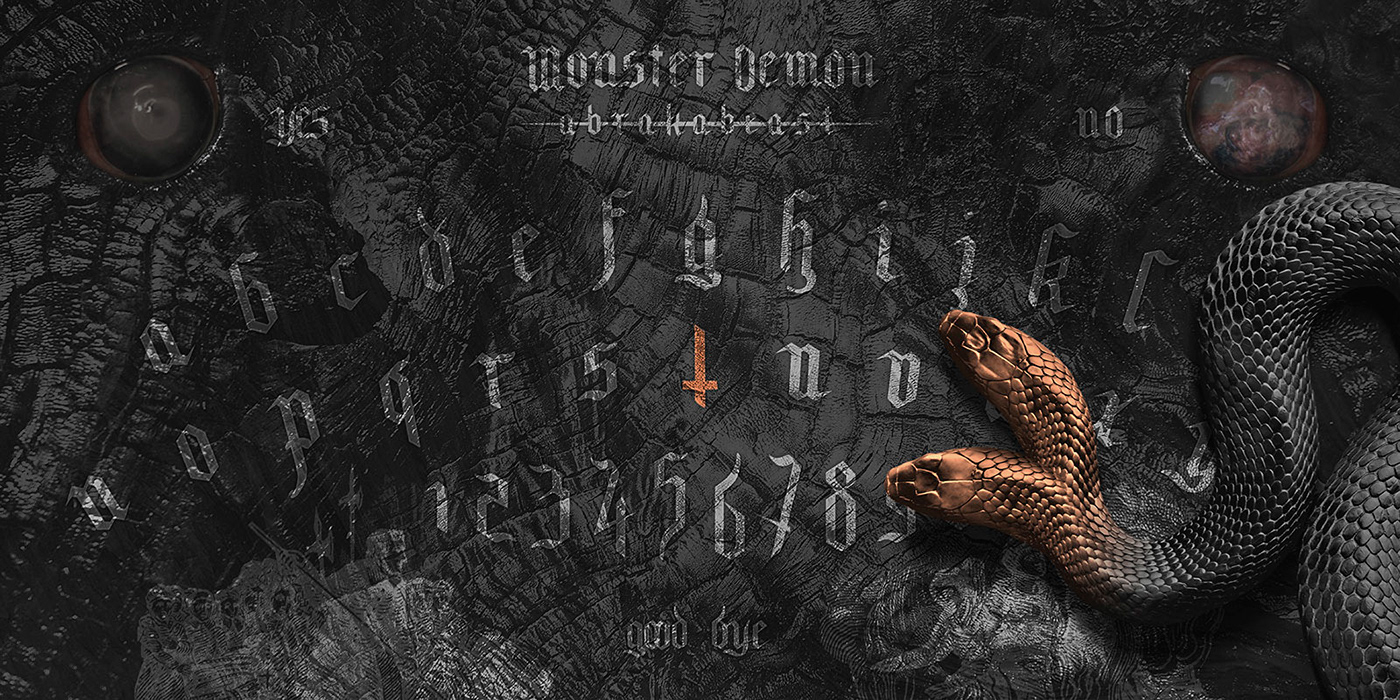 Abrakabeast monster demon ouija musica Booklet cd