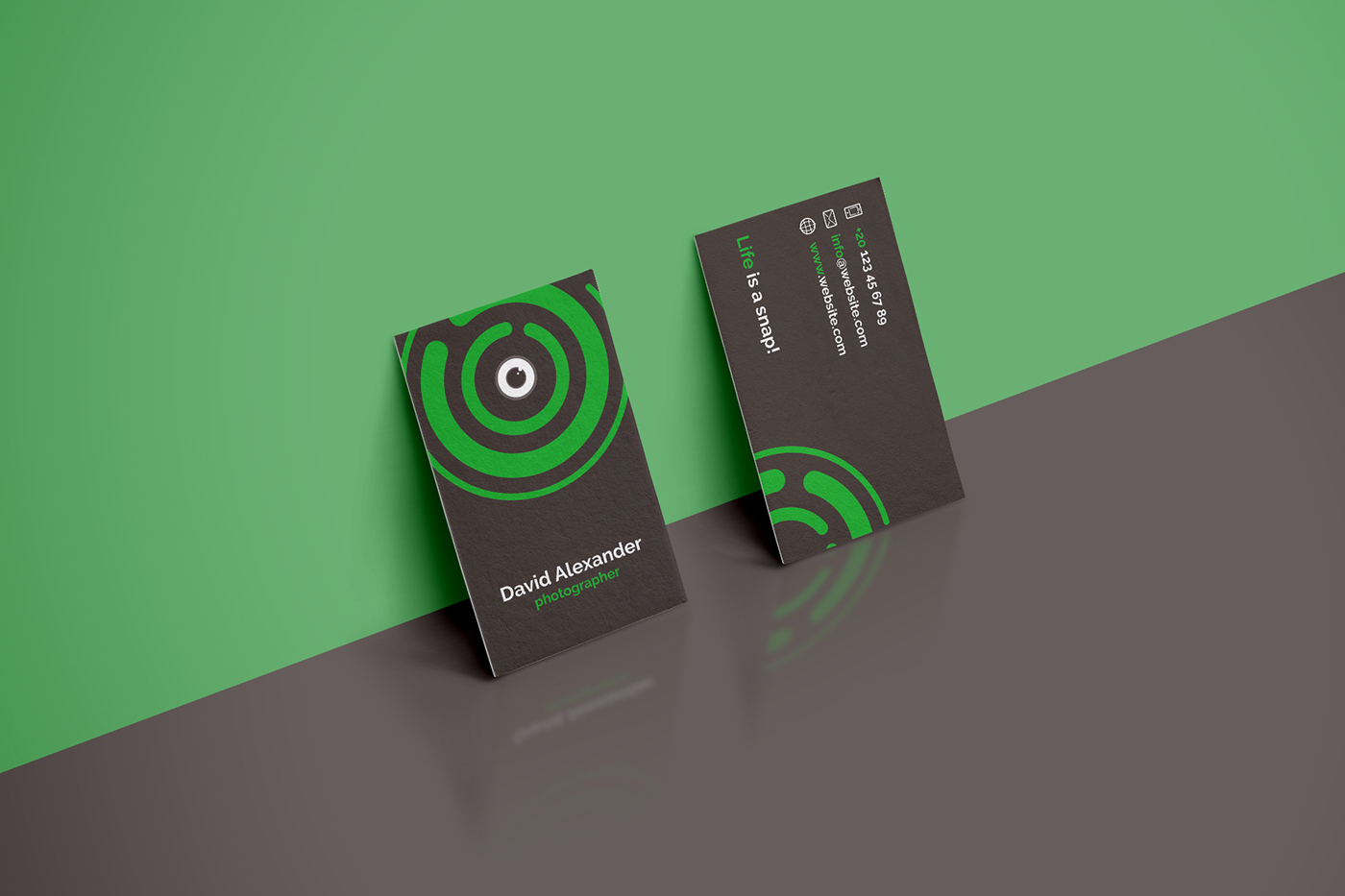 material brand brand identity business card template personal card Personal Business  cards graphics