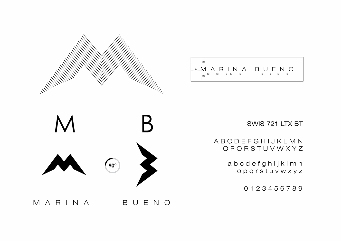Marina Bueno brand design Logotipo branding 