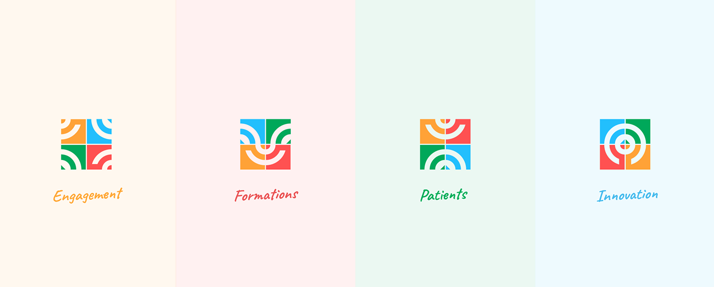 logo hospital branding  identity Logotype graphic design  visual identity
