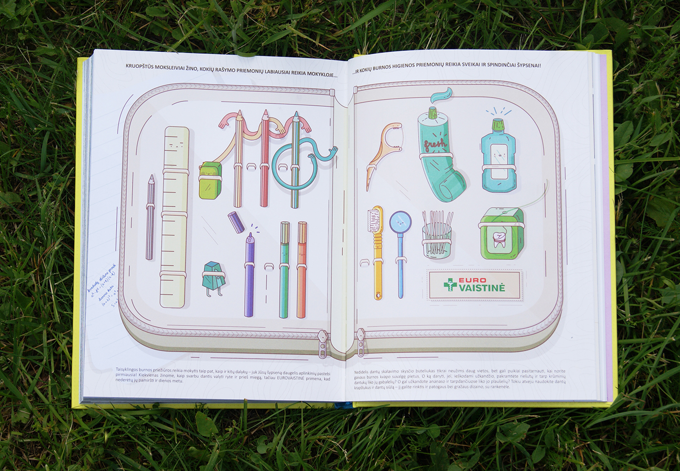 pencil case children cookbook Food  Health teeth