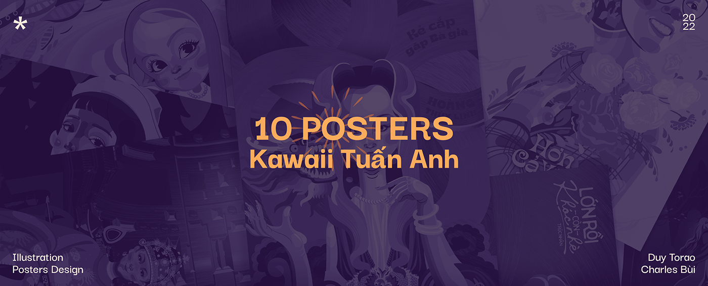 charles creative graphic design  ILLUSTRATION  kawaii music video poster Torao typography   visual identity