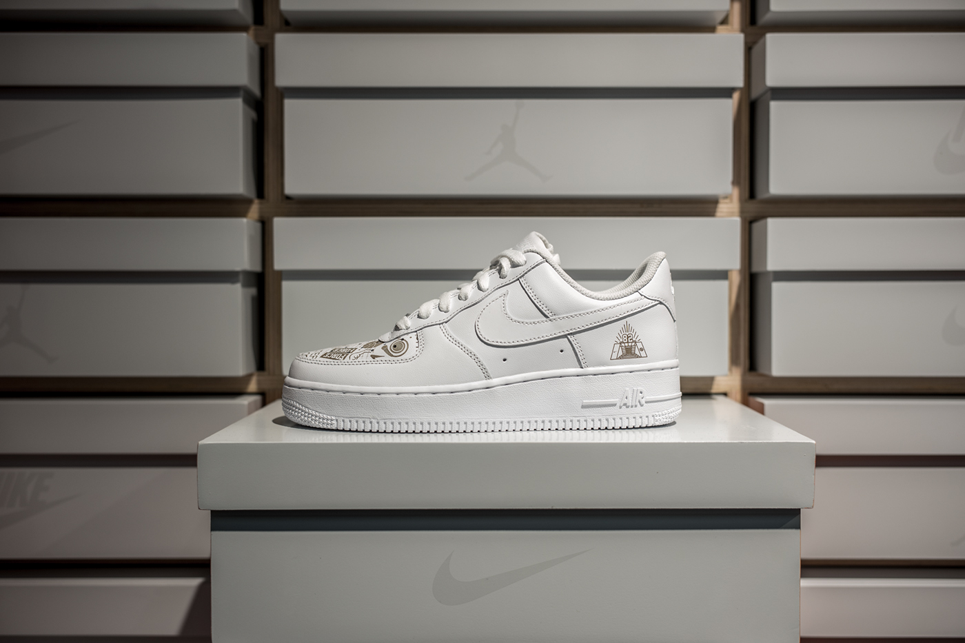 airforce1 Nike Shoe nike limited edition pattern Laser Engraved af1 shanghai shanghai culture