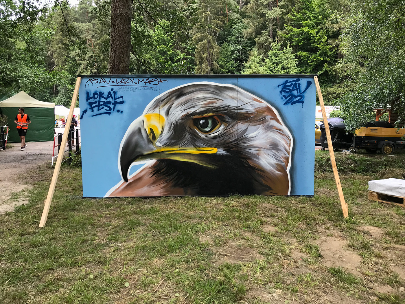 art spraypainting painting   slovakia eagle