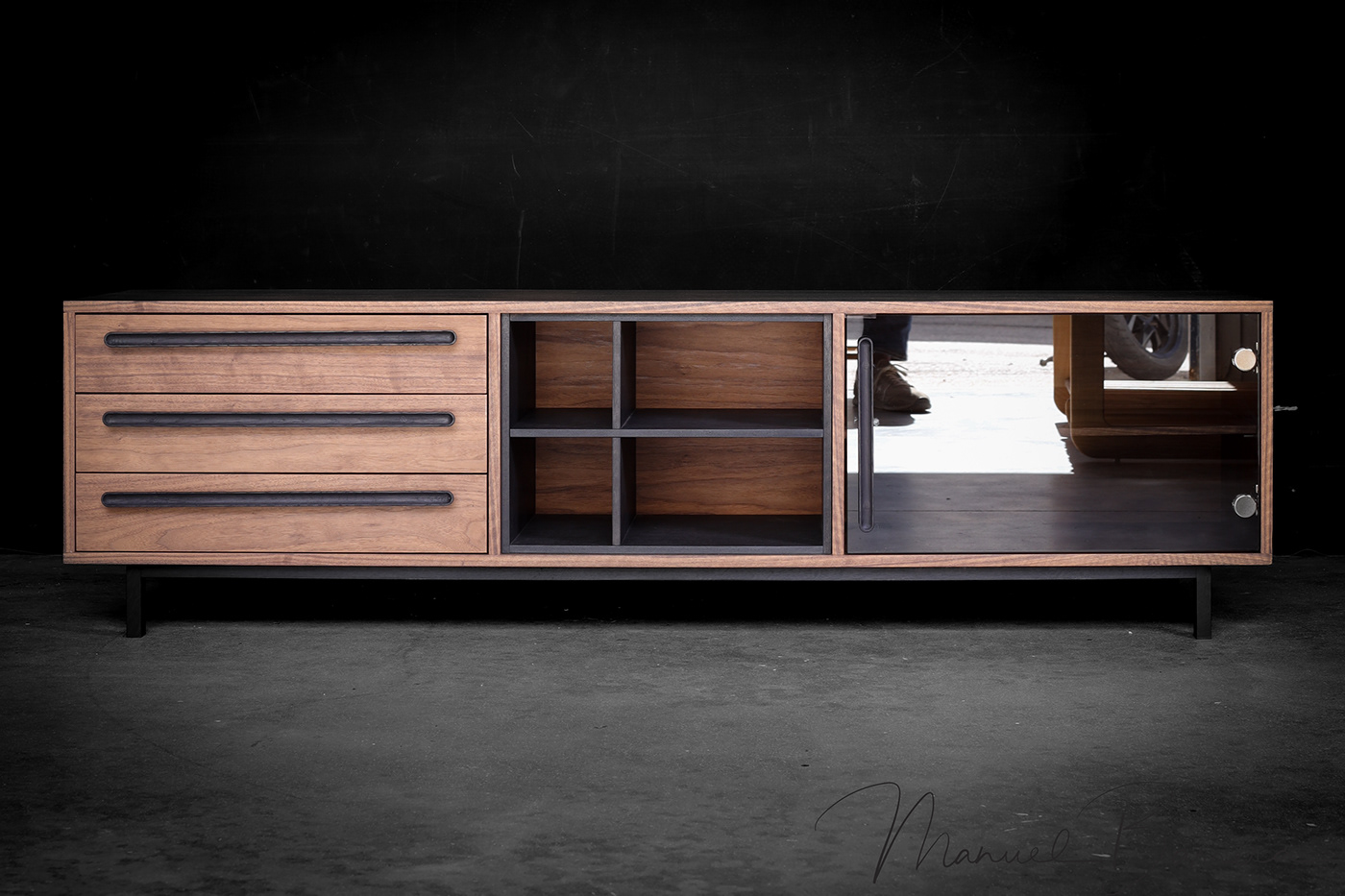 furniture furniture design  product design  Product Photography sideboard walnut