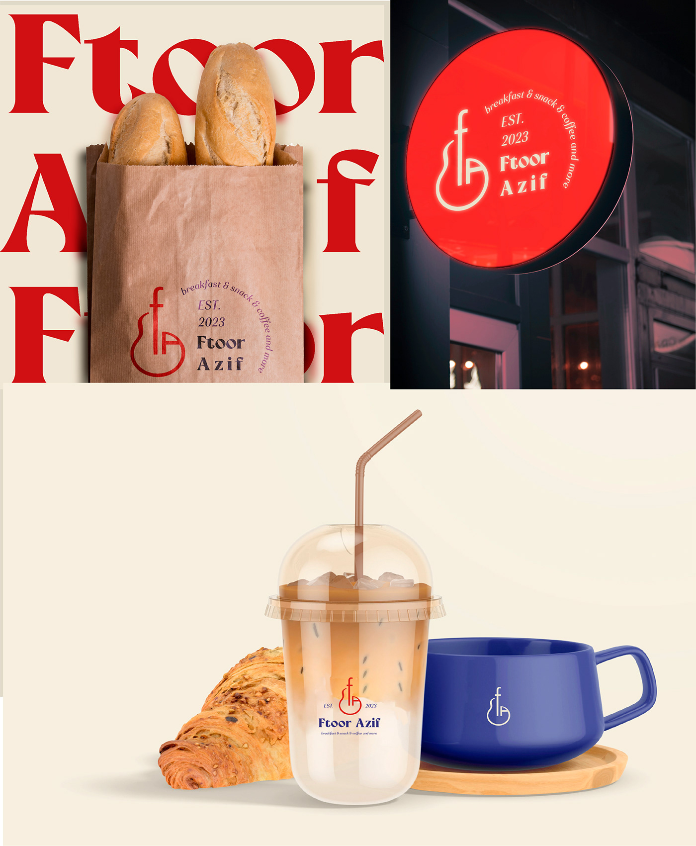 baked goods brand identity Logo Design visual identity Logotype restaurant cafe breakfast Food  Packaging