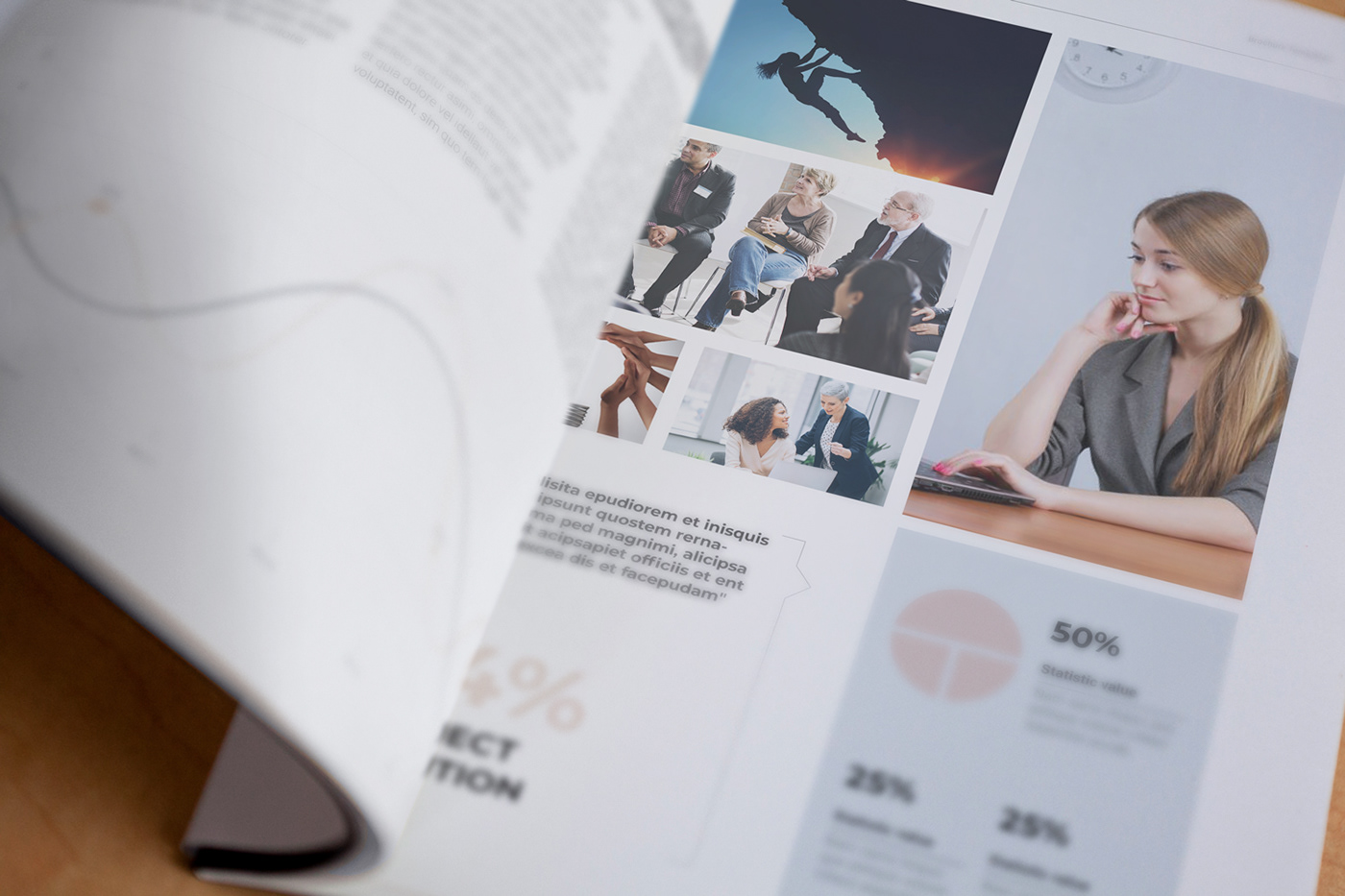 Advertising  annual report brand identity brochure business brochure design Corporate Design creative editorial design  Layout print
