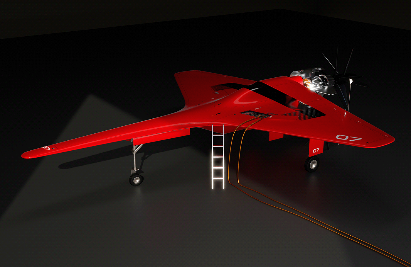 Aero Design airplane concept concept design concept plane industrial design  Project race plane speedbirds Transportation Design