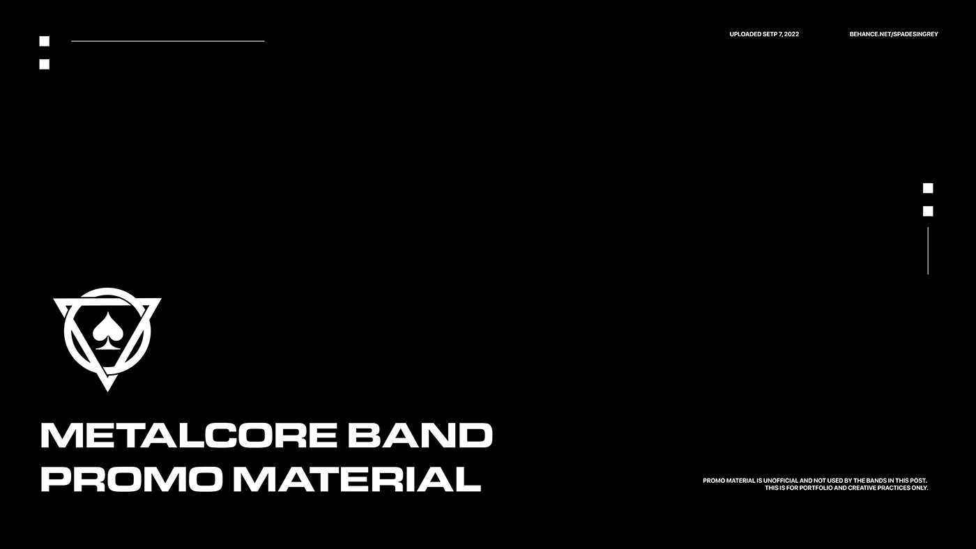 bad omens bands graphic design  logo metal Metalcore oceans ate alaska posters the devil wears prada typography  