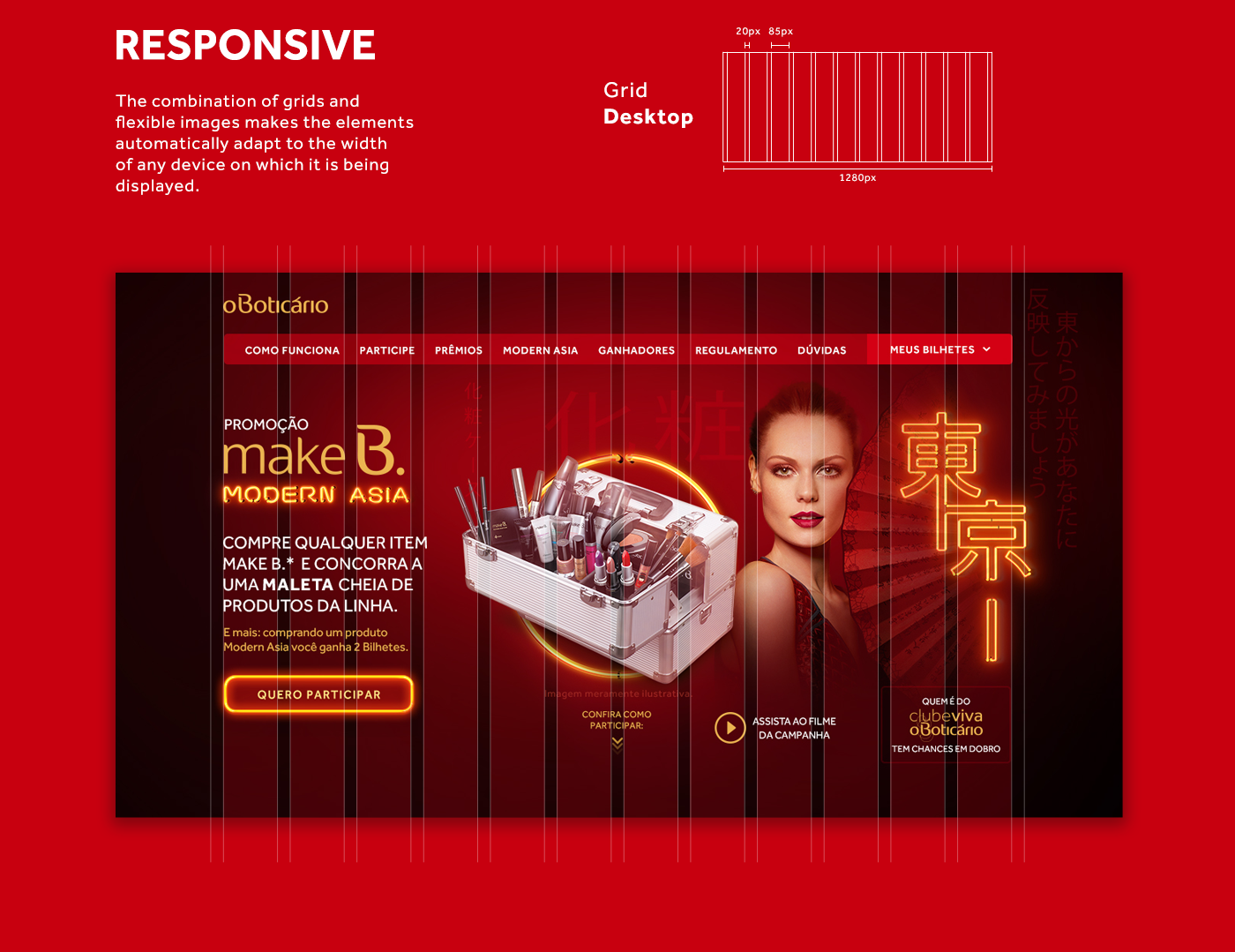 Boticário w3haus UX design web site Responsive UI design mobile Interface desktop
