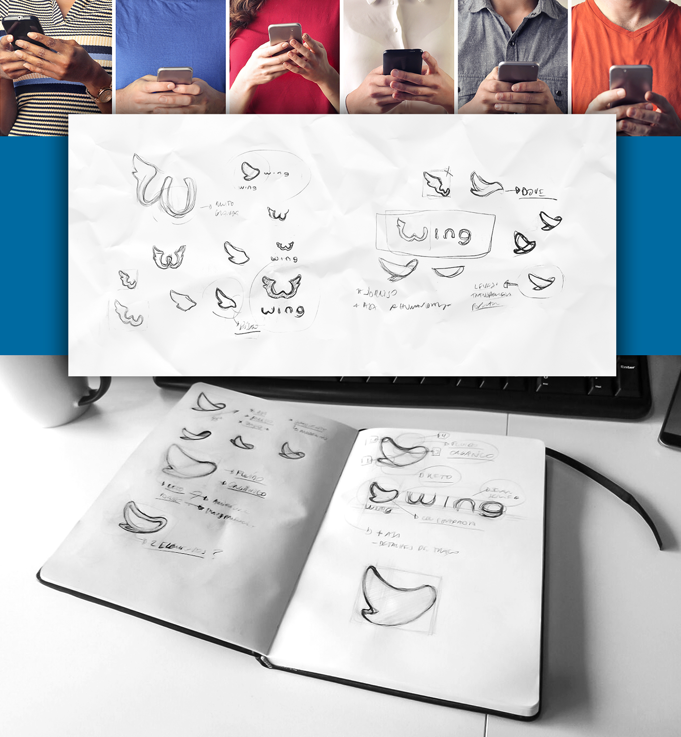 marca logo brand mobile identidade visual POWERBANK smartphone design