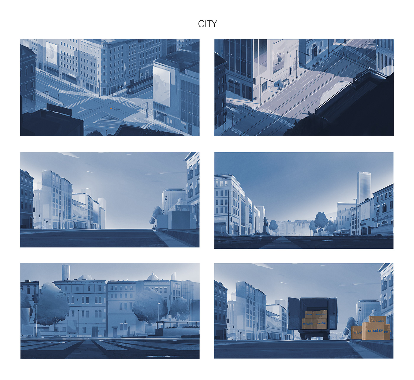 2D 2D Animation ADV city draw FOX Foxy ILLUSTRATION  unicef video