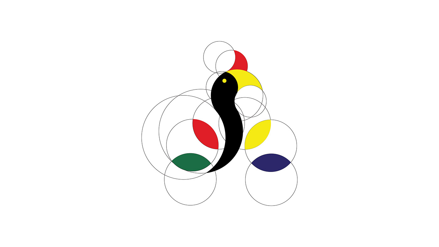 Adaptation goldenratio hornbill logo malaysia party politic recreate sarawak unity