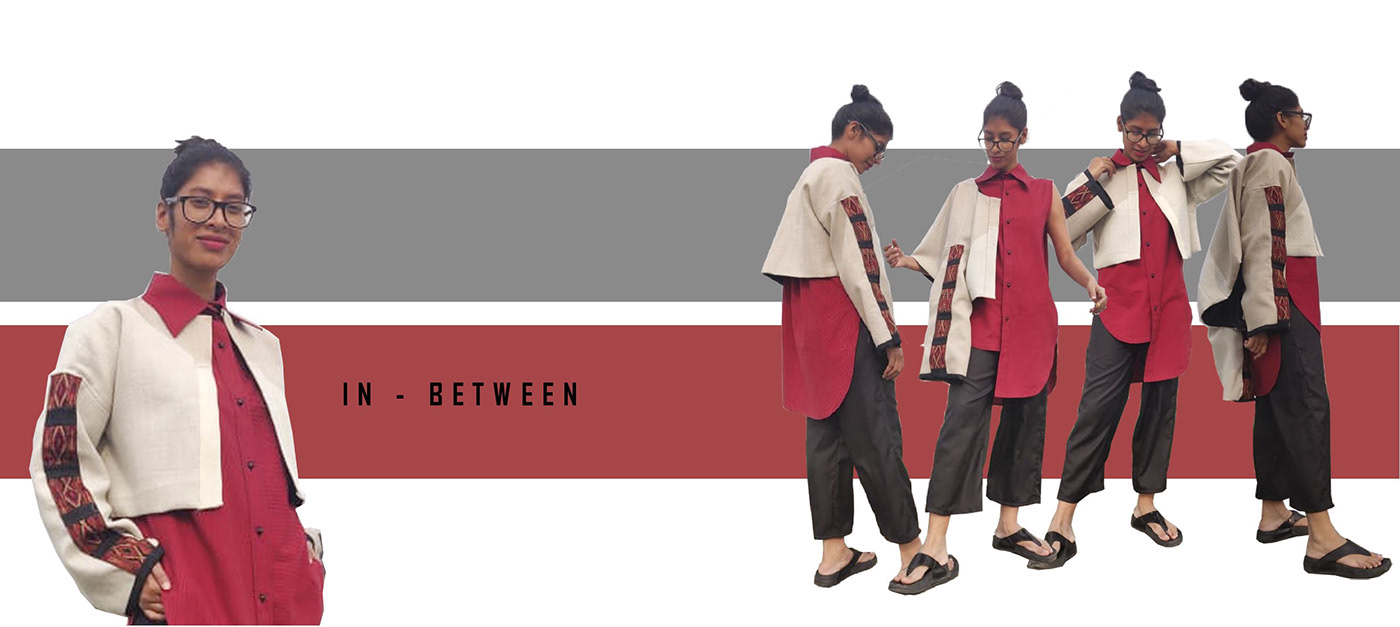 fashion illustration fashion portfolio handloom himachali textile moodboard textile androgyny Garment Construction Menswear womenwear