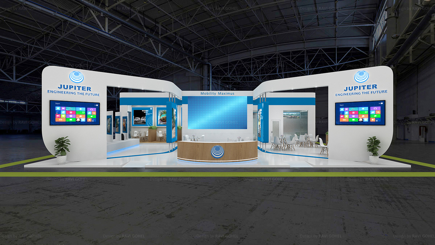 Exhibition  Exhibition Design  exhibition stand booth Render 3ds max visualization vray expo booth design
