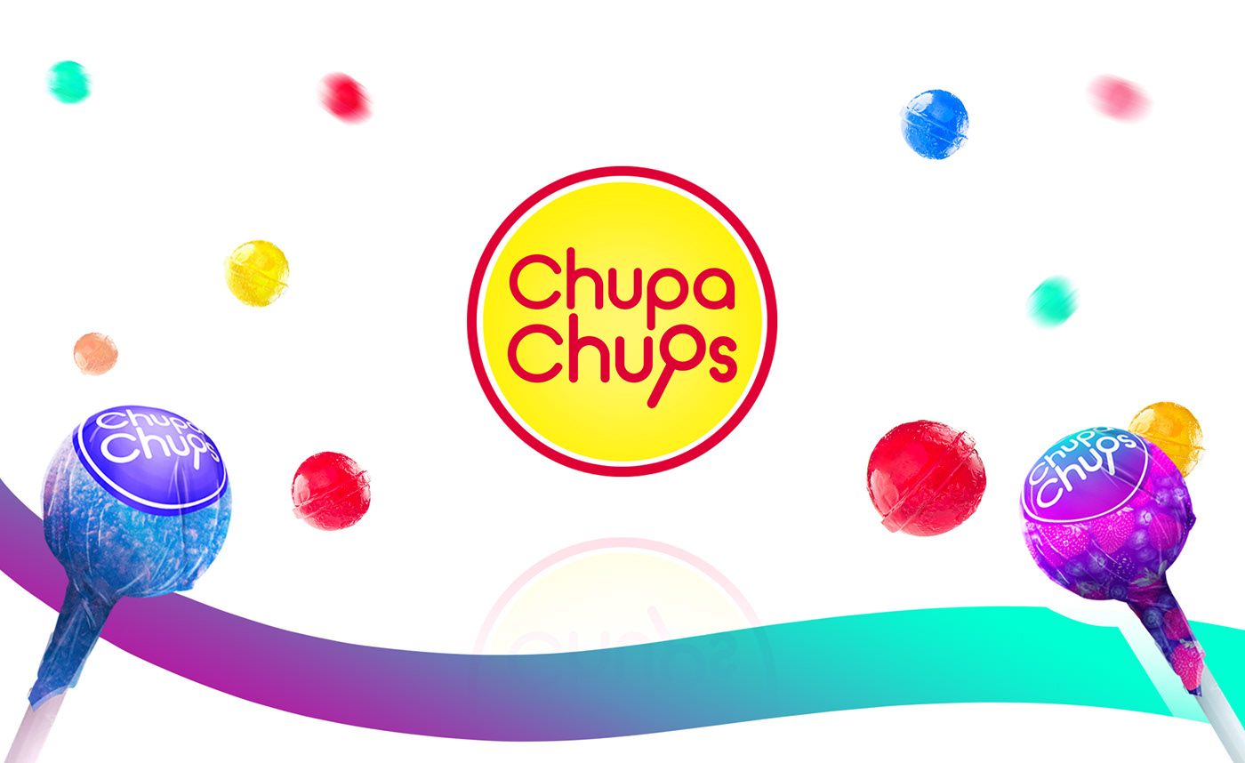 branding  Logotype logo brand chupa chups lollipop Candy Packaging redesign rebranding