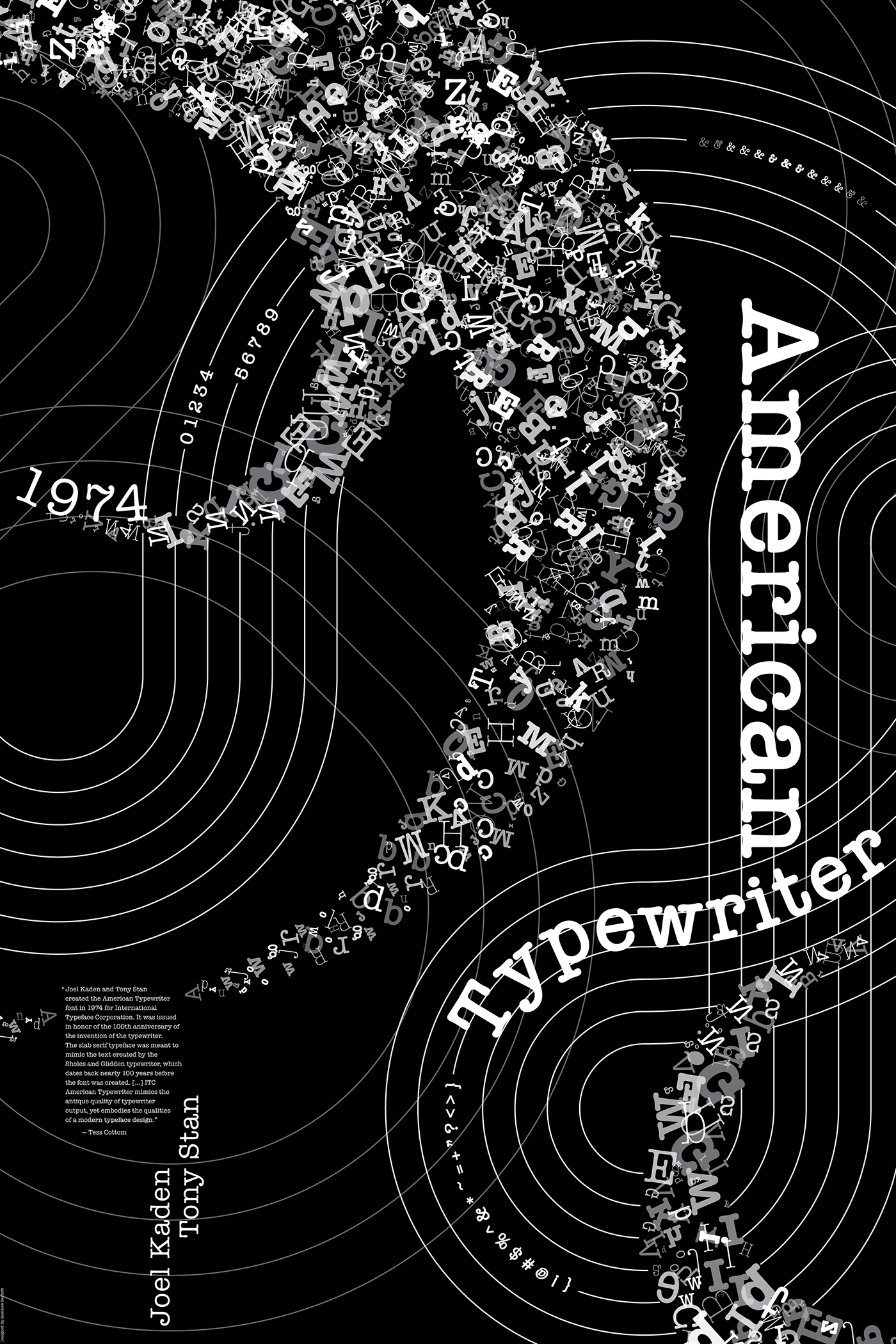 typography   font Typeface typewriter