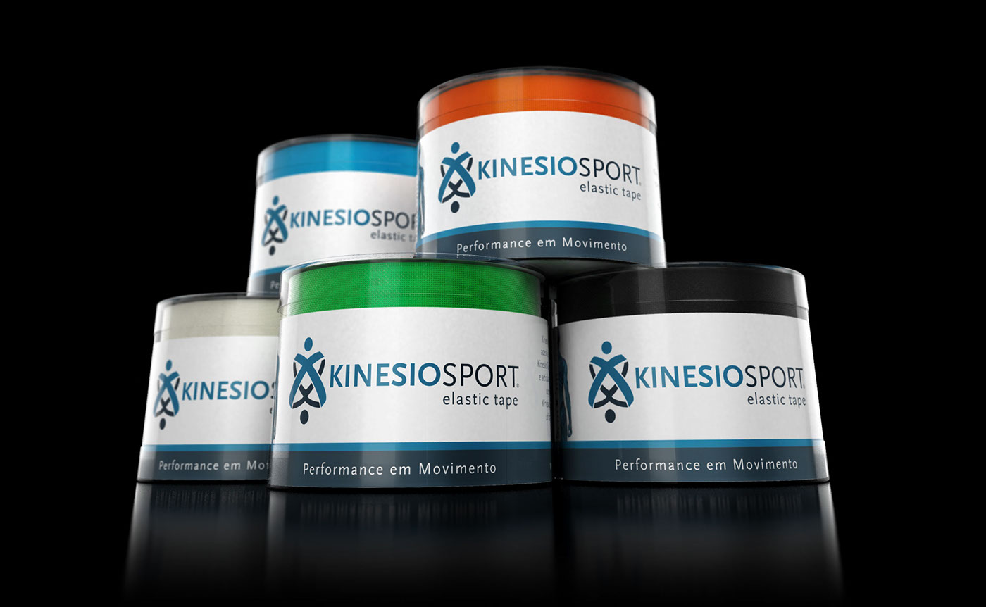 3D sport Kinesio product Render