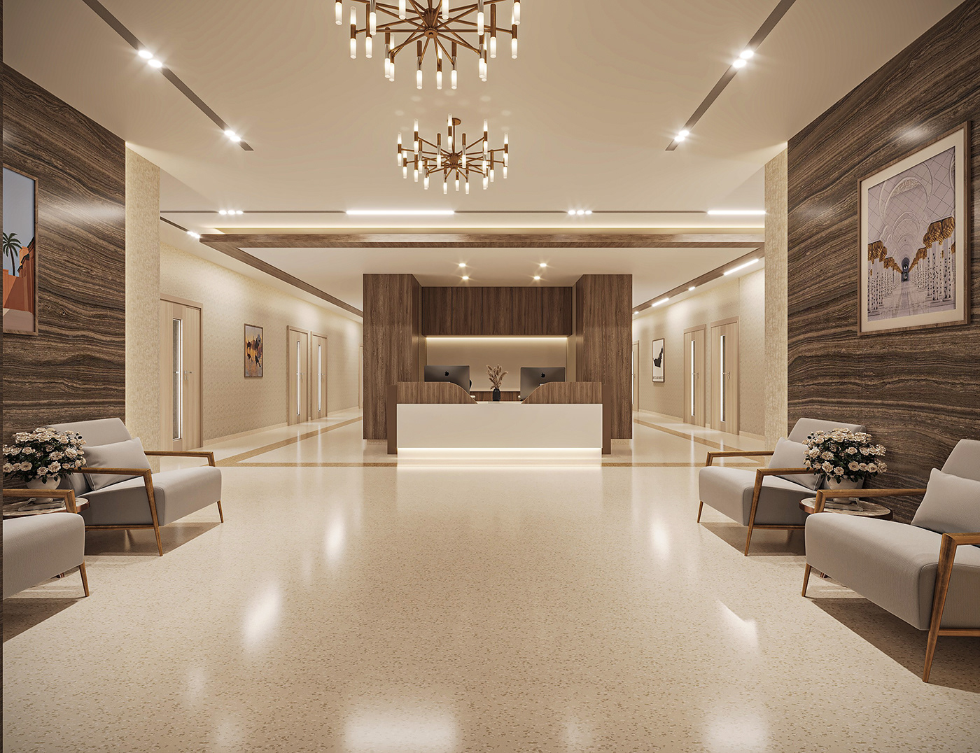 Interior 3ds max interior design  corona visualization architecture Render 3D archviz modern