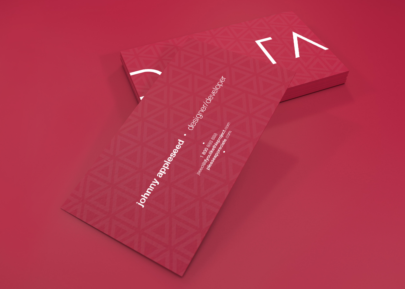logo minimal red business card creative Minimalism contact clean