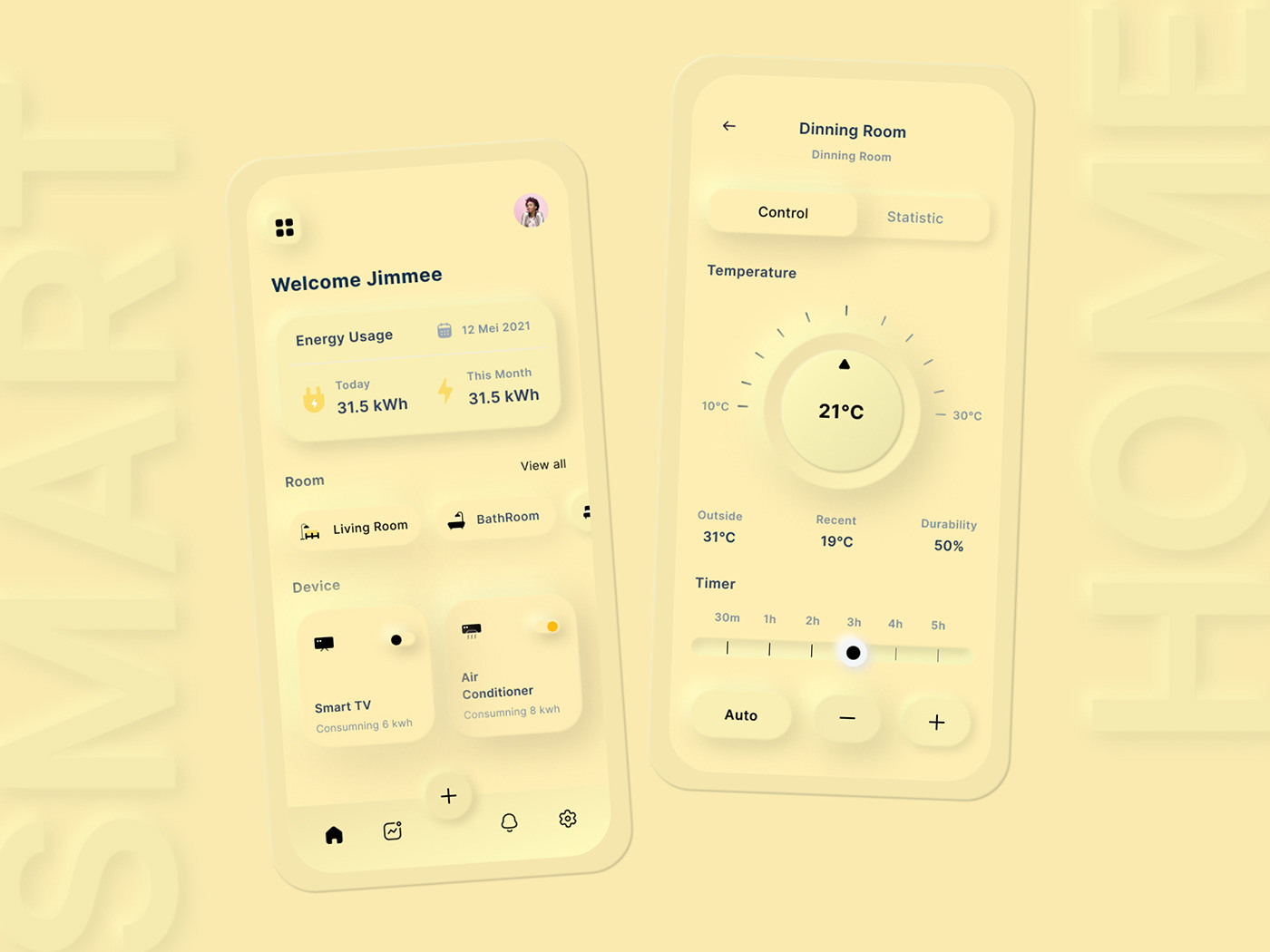 design smarthome UI uidesign uiux ux Webdesign