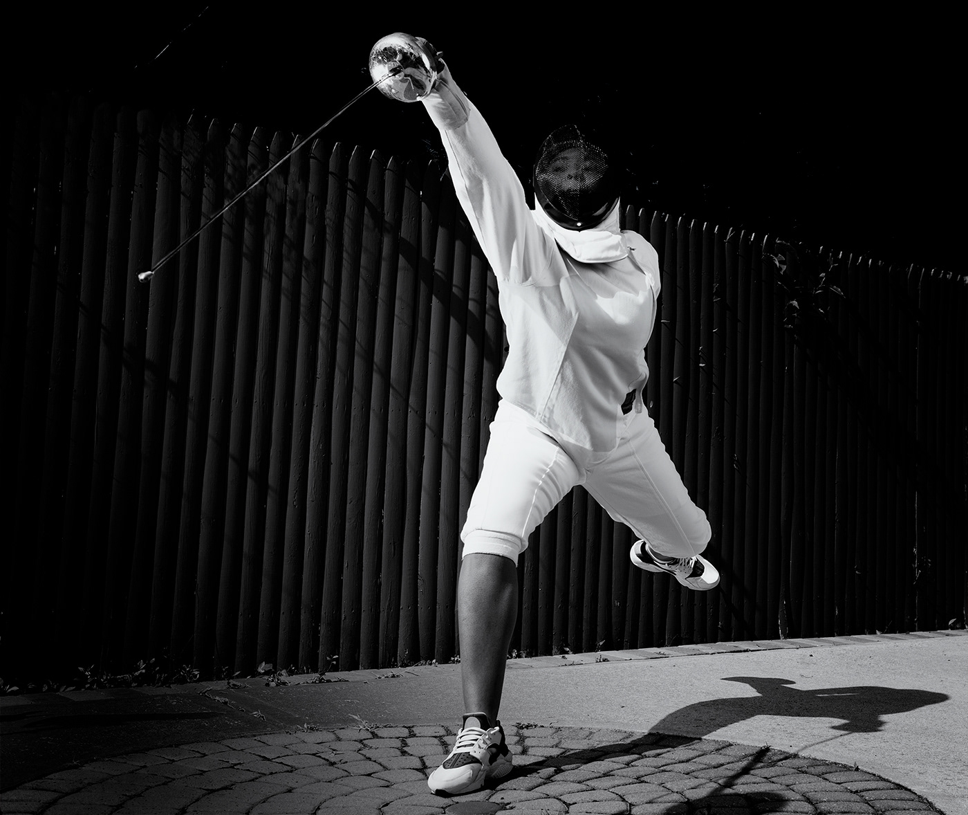 fencer female athlete fencing black female fencer female fencer sports photography black and white athletics Sports Portraits sports photographer