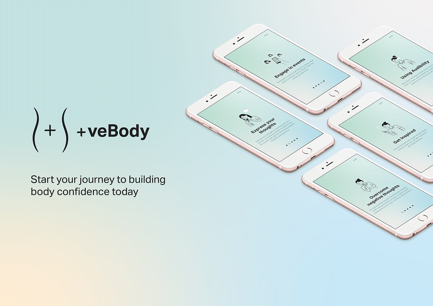 app bodyimage bodypositivity uiux Advertising Campaign