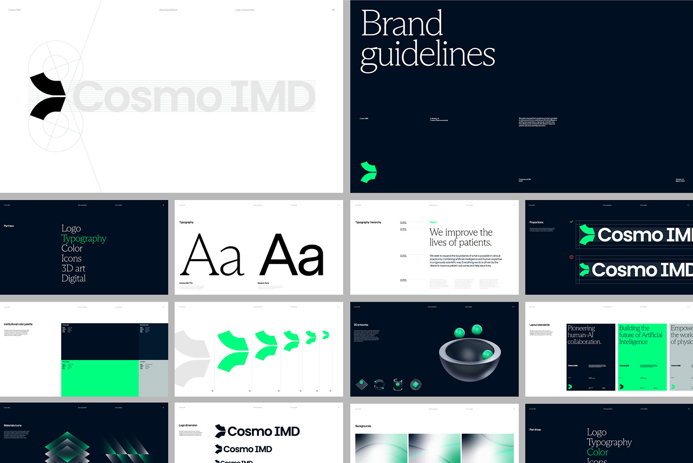 3D ai brand identity branding  graphic design  logo motion graphics  typography   visual identity Web Design 