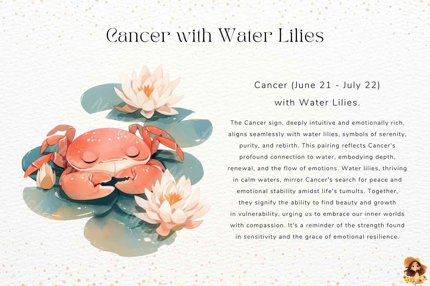 zodiac Flowers watercolor zodiac signs clipart ILLUSTRATION  cosmos stars beauty delicate