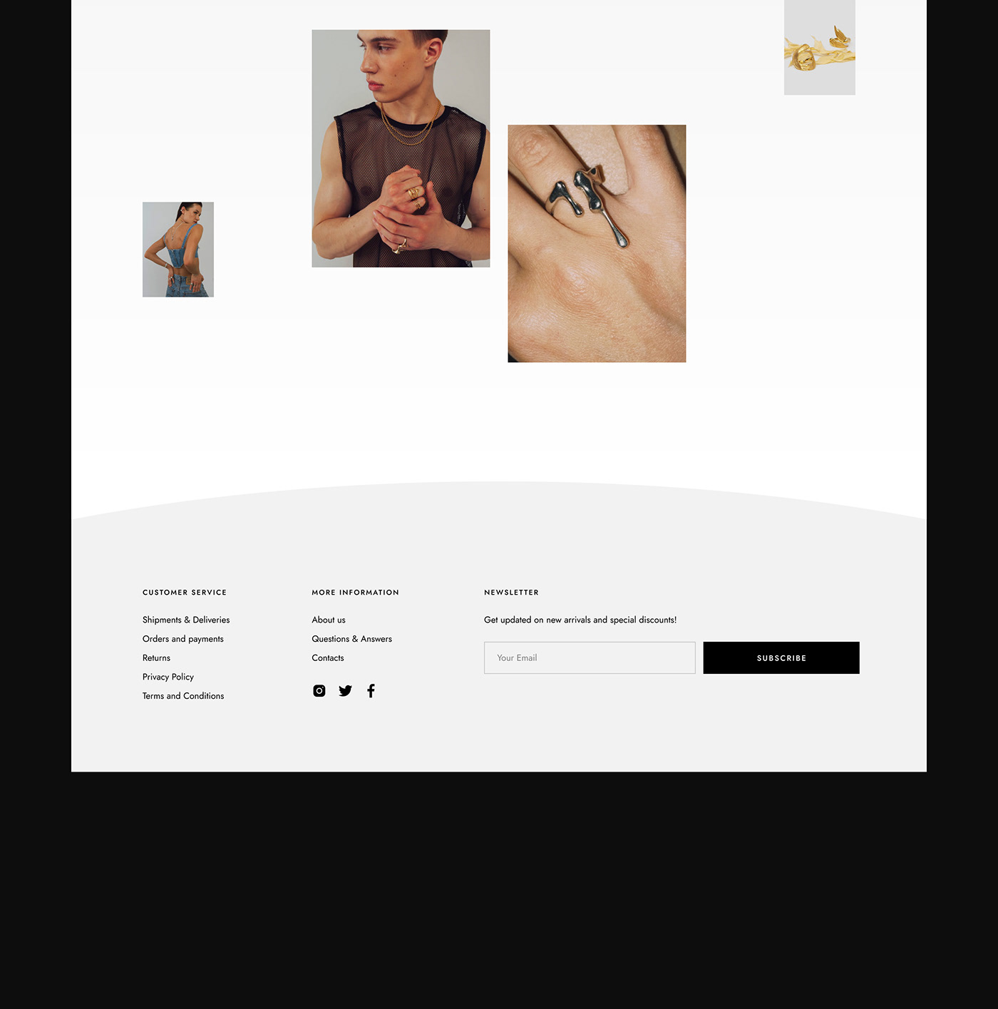 concept jewelry Online shop online store store ui design ux Web Web Design  Website