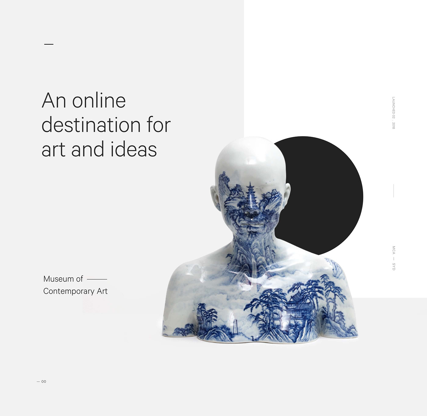art museum Web Design  gallery typography   design motion interaction mca Website
