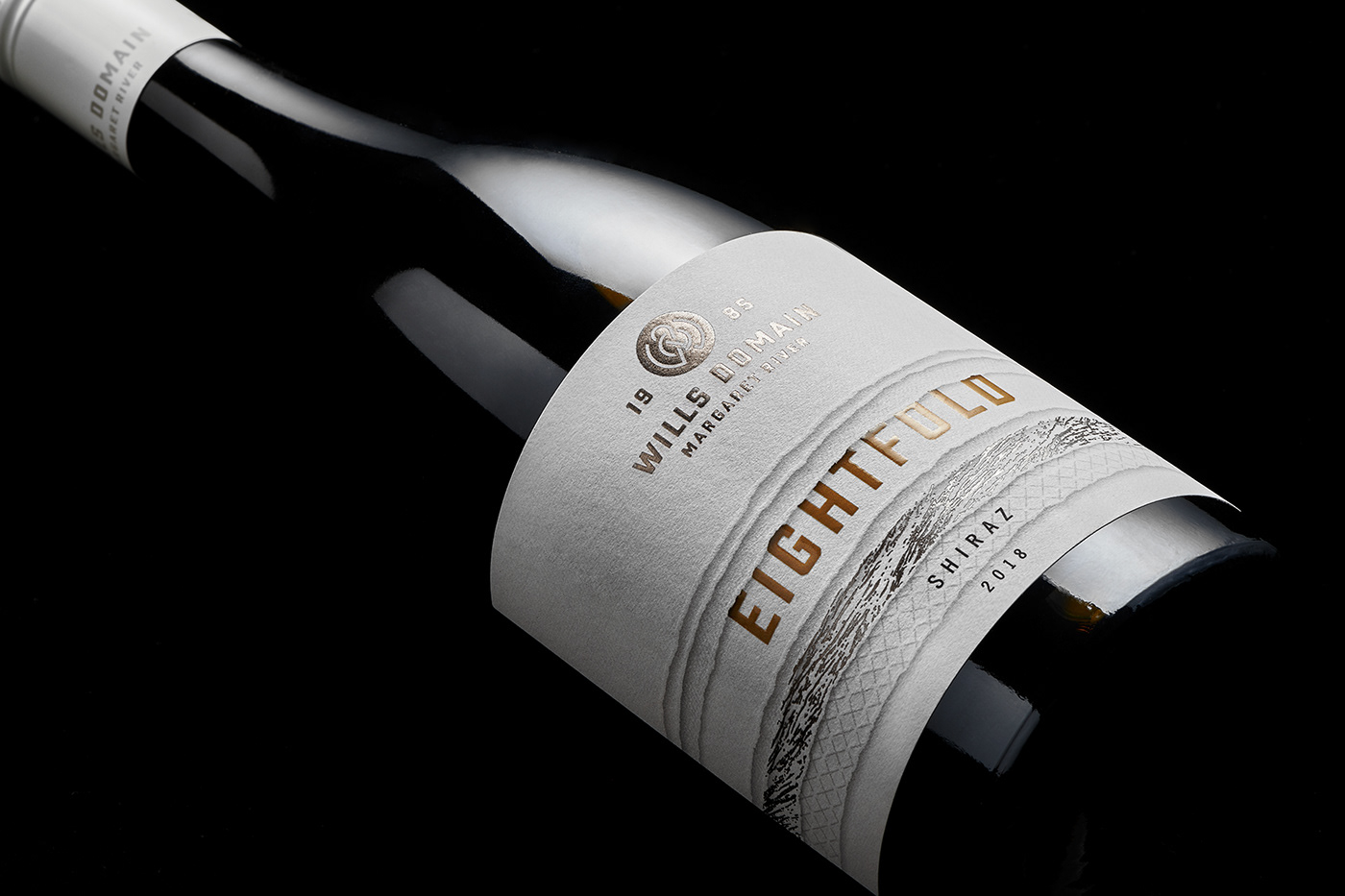 eightfold wills domain harus design Harcus wine label label design wine australian wine Packaging packaging design