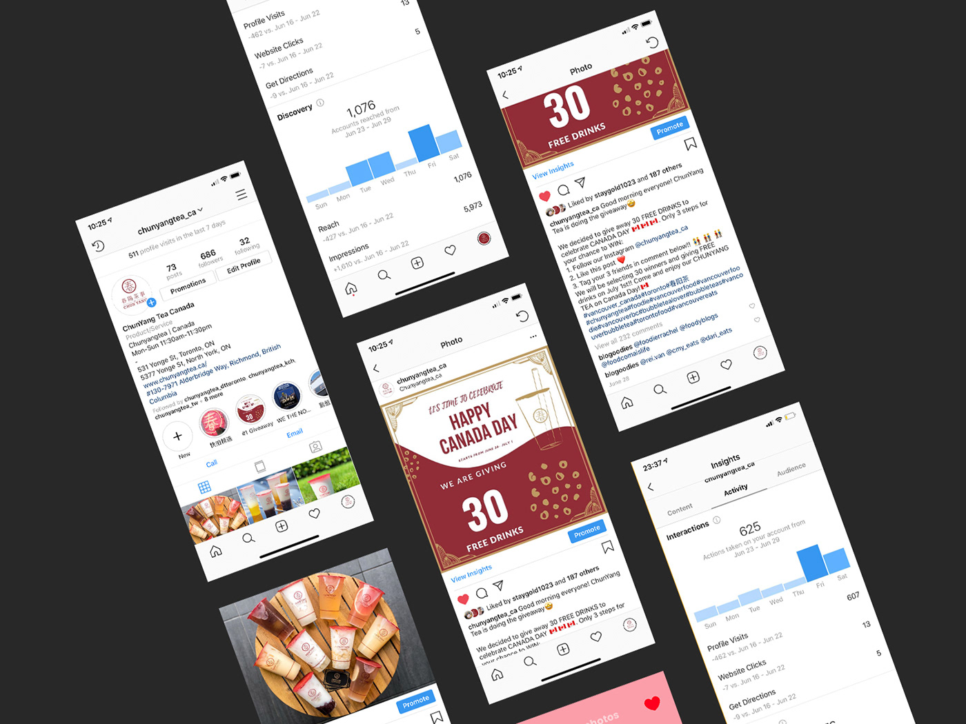 app design development instagram marketing   rewards animation 