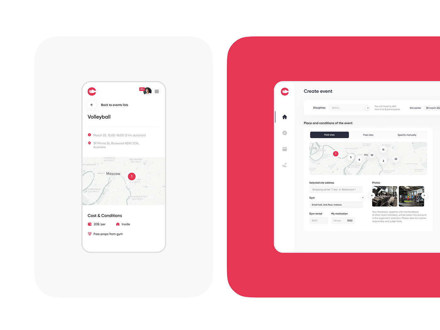 branding  dashboard Figma product red ui ux UI UX design user interface Web Wed Design