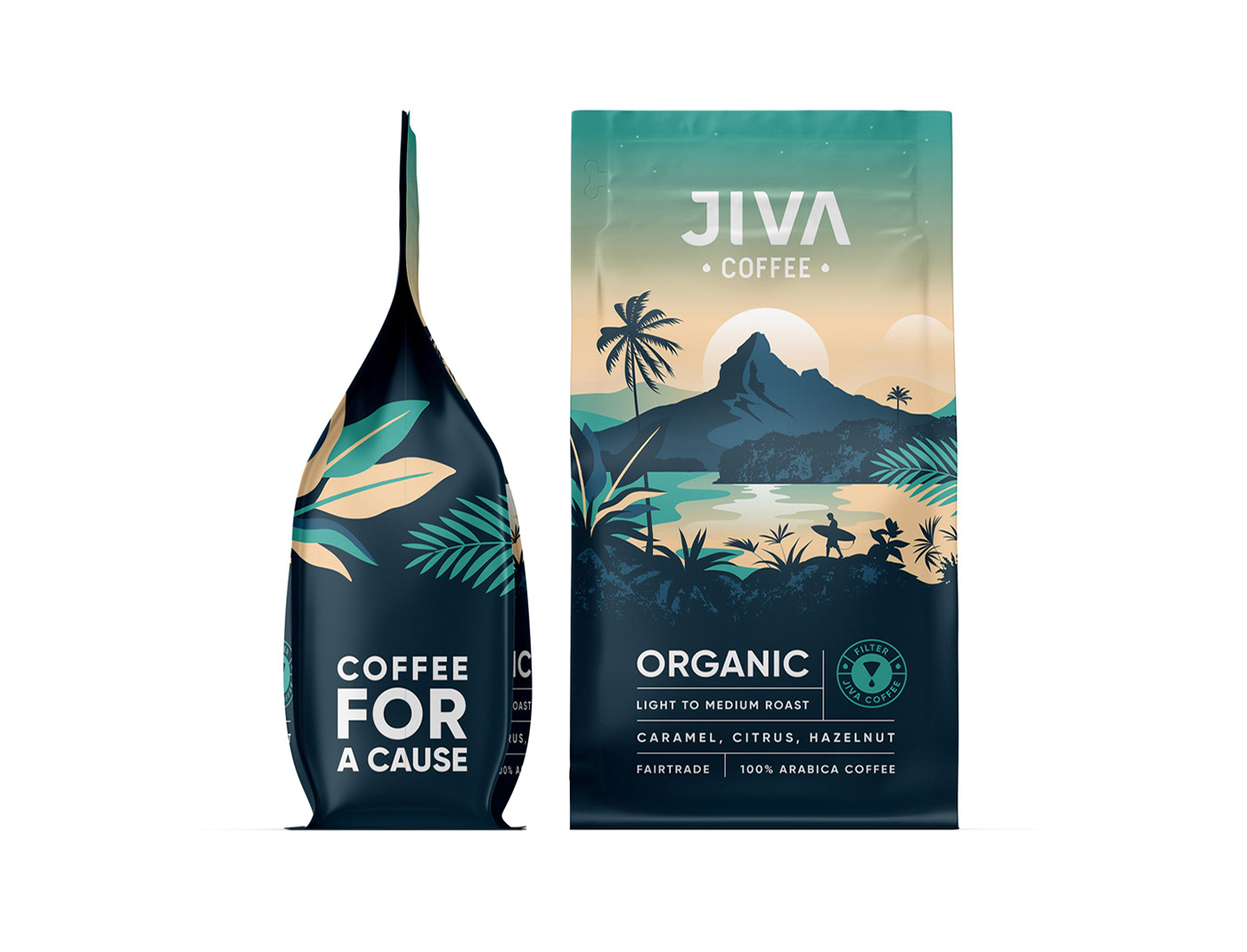 Coffee design graphic ILLUSTRATION  logo mauritius Packaging