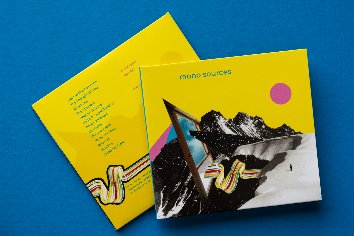 graphic design  music Packaging collage