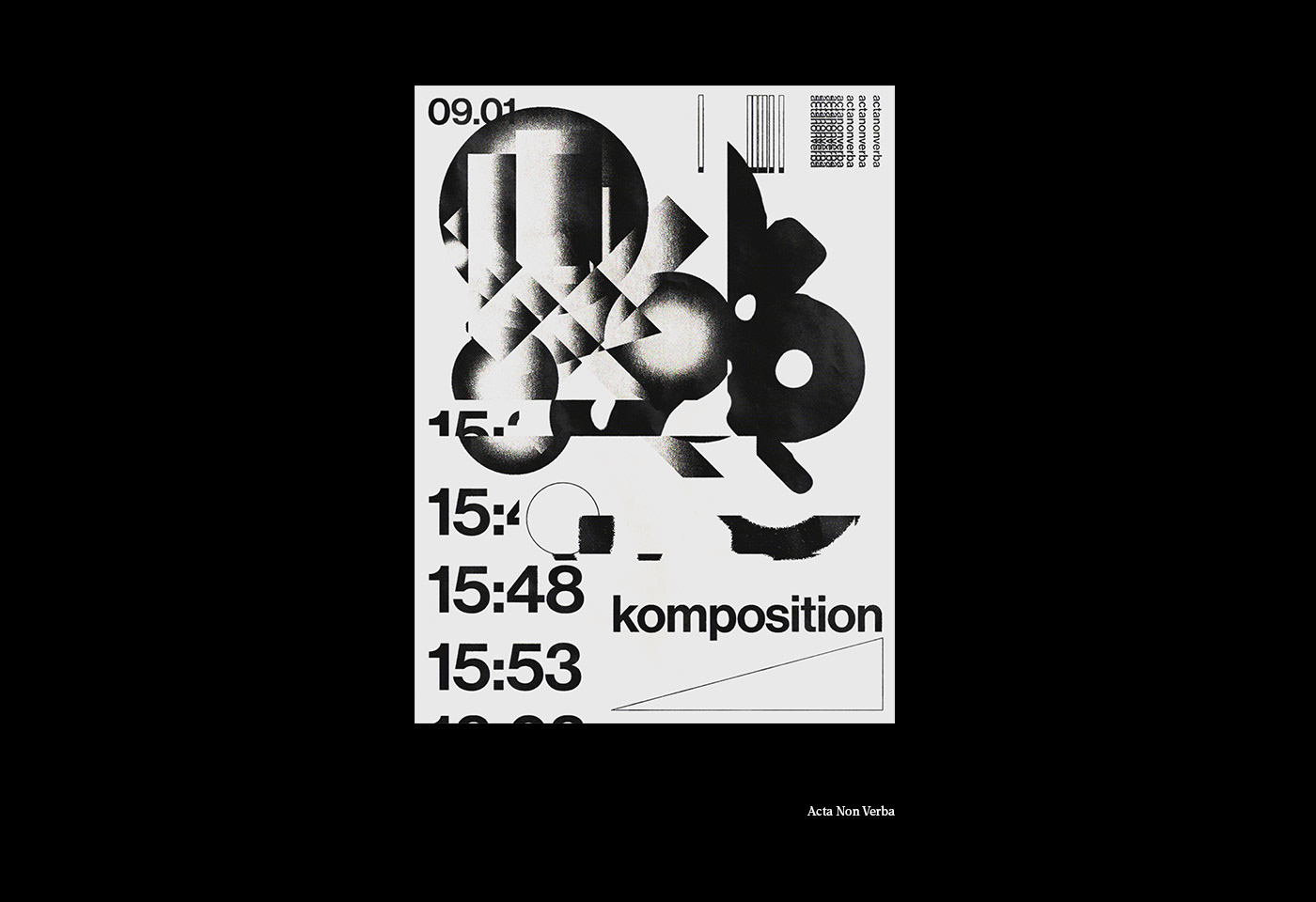 experimental monochrome mixed media graphic design  collage composition printedmatter poster series black and white
