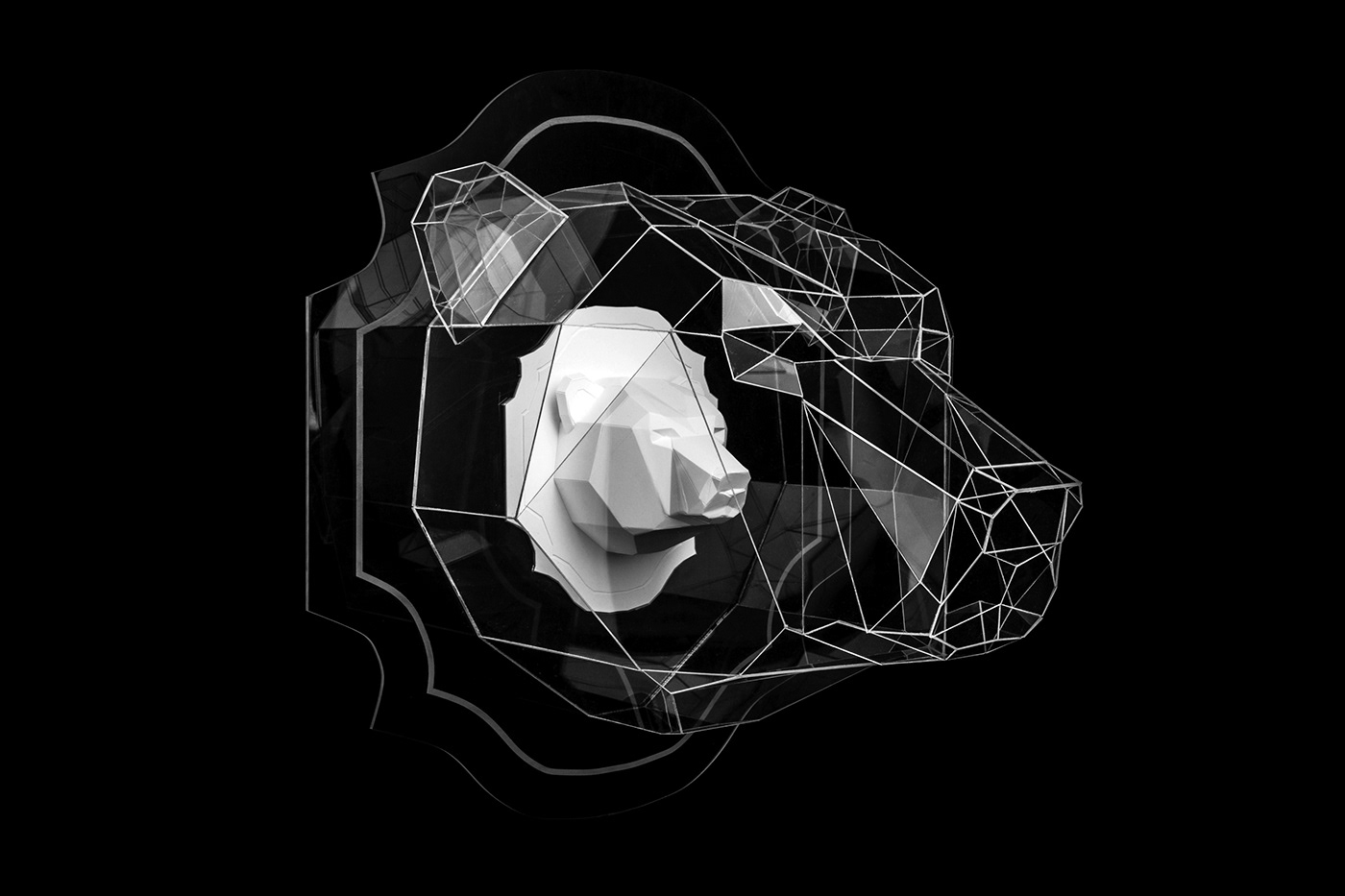 design Project concept coceptual idea bear sculpture head animal