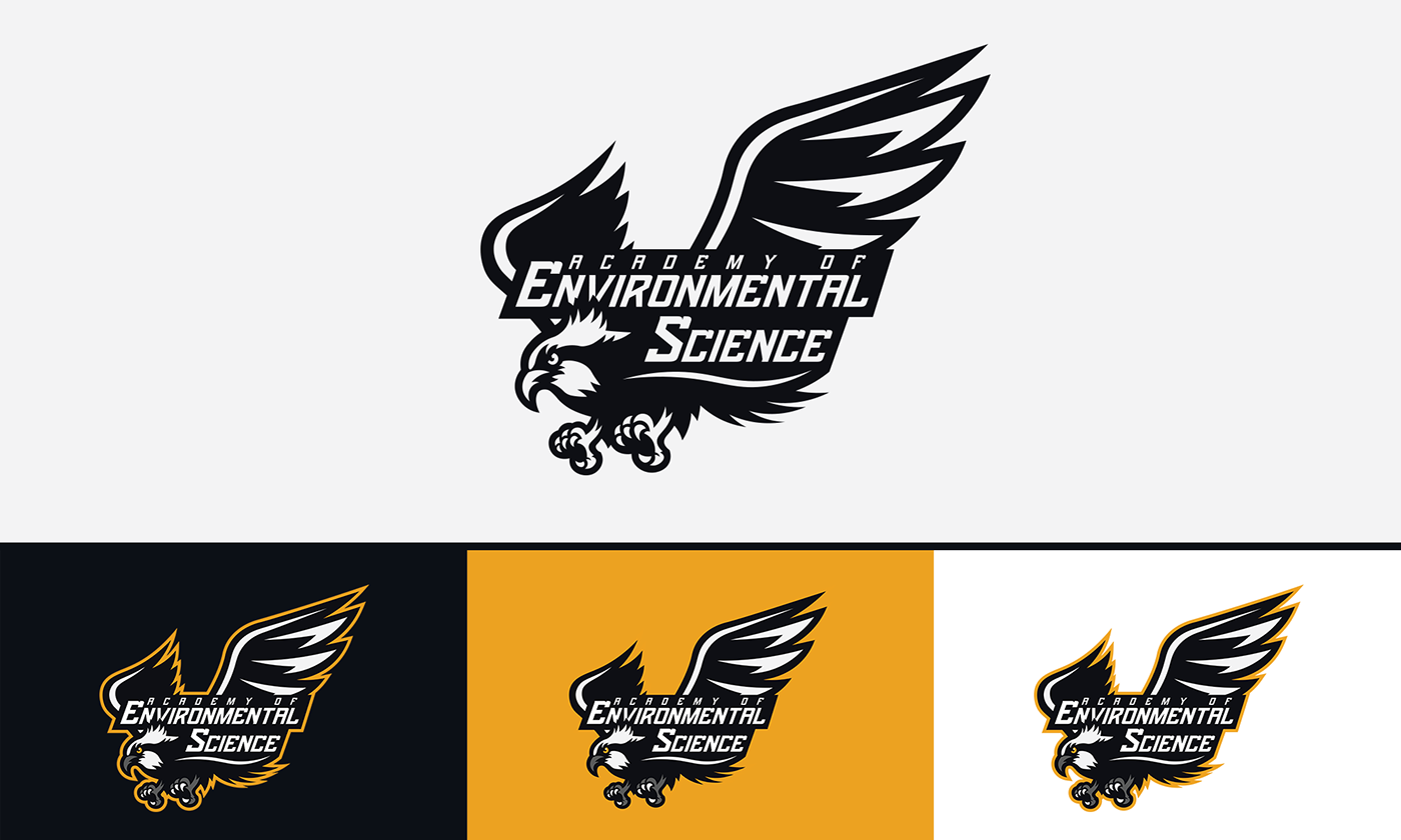 Mascot logo branding  school sport esport animal identity graphic art