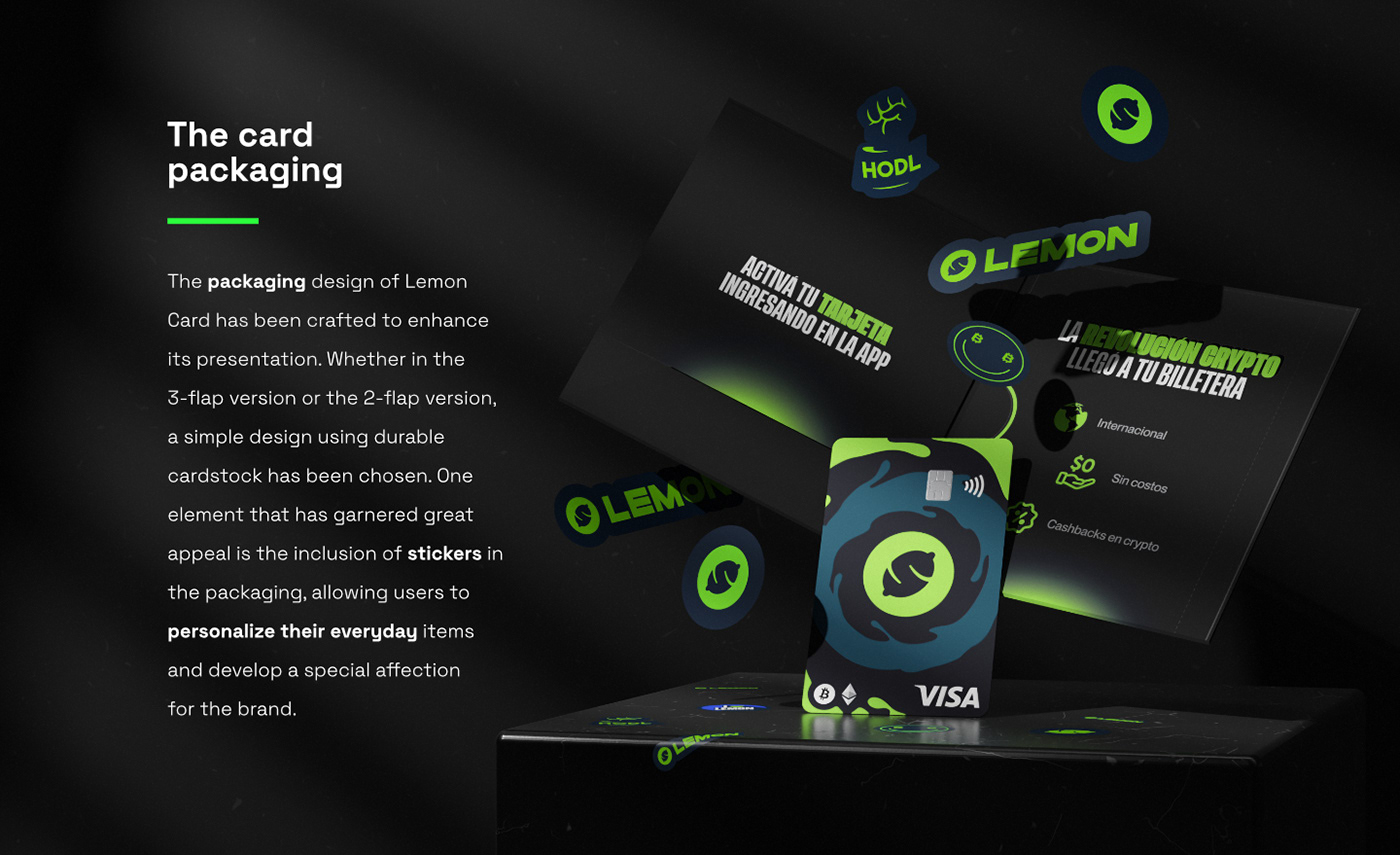 card design Packaging crypto Brand Design Product Photography visual identity