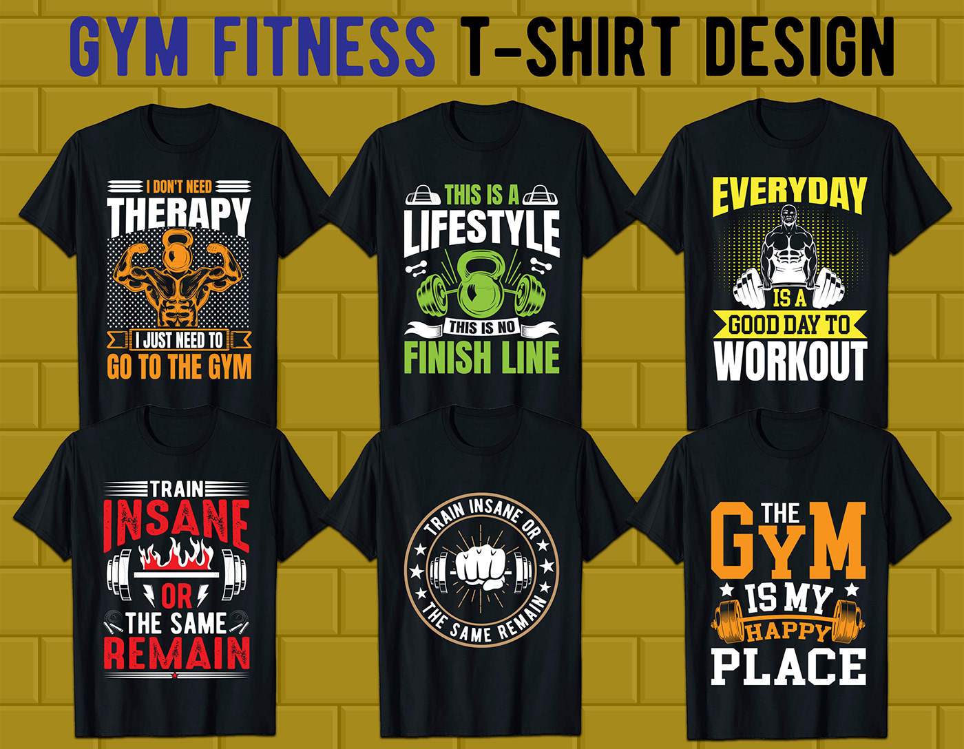 gym tshirt design fitness t-shirt typography   FITNESS T-SHIRT DESIGN GYM T shirt T-Shirt Design t-shirts tshirt gym