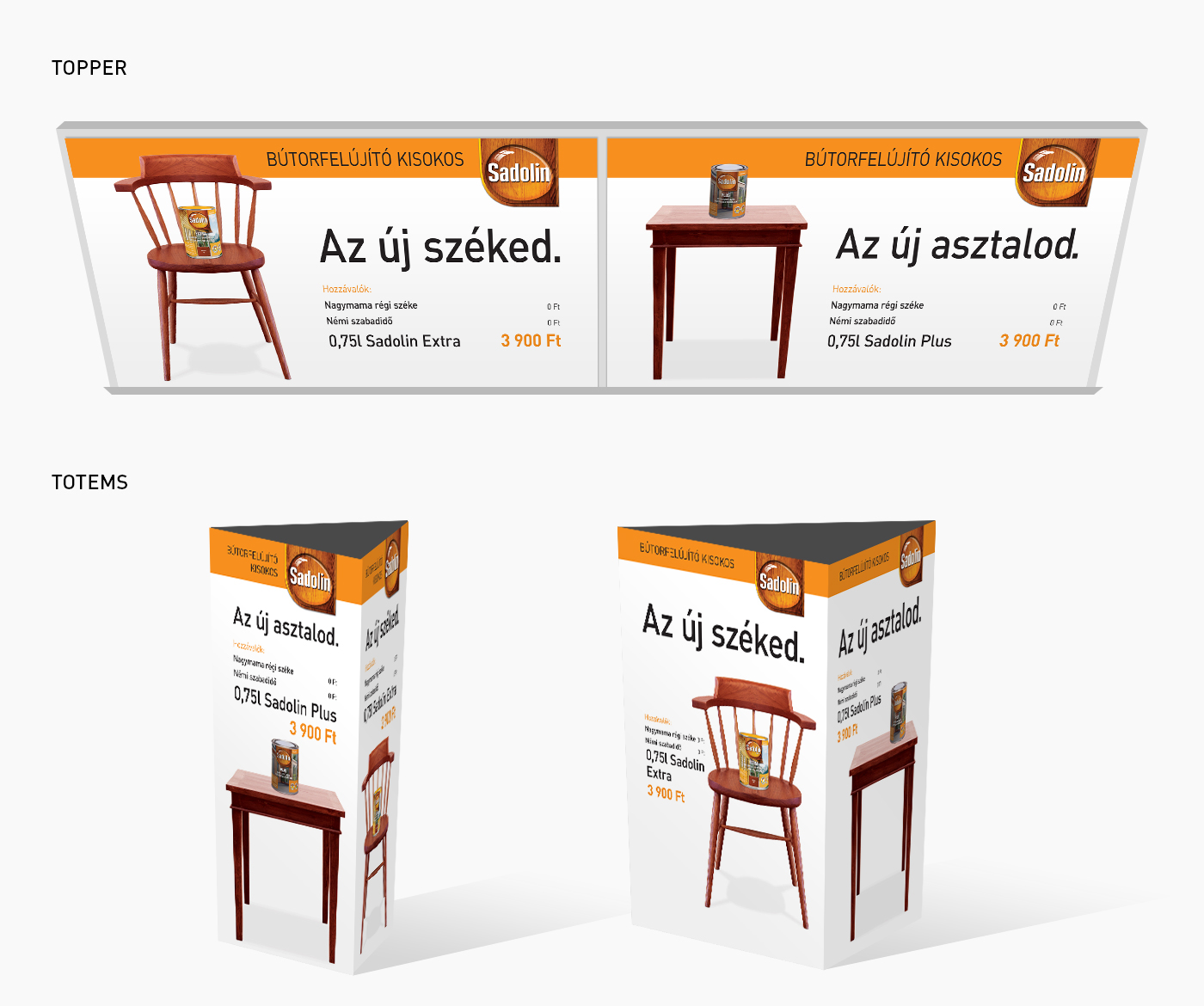 Sadolin paint wood furniture pos akzonobel Totem microsite campaign & strategy web development 