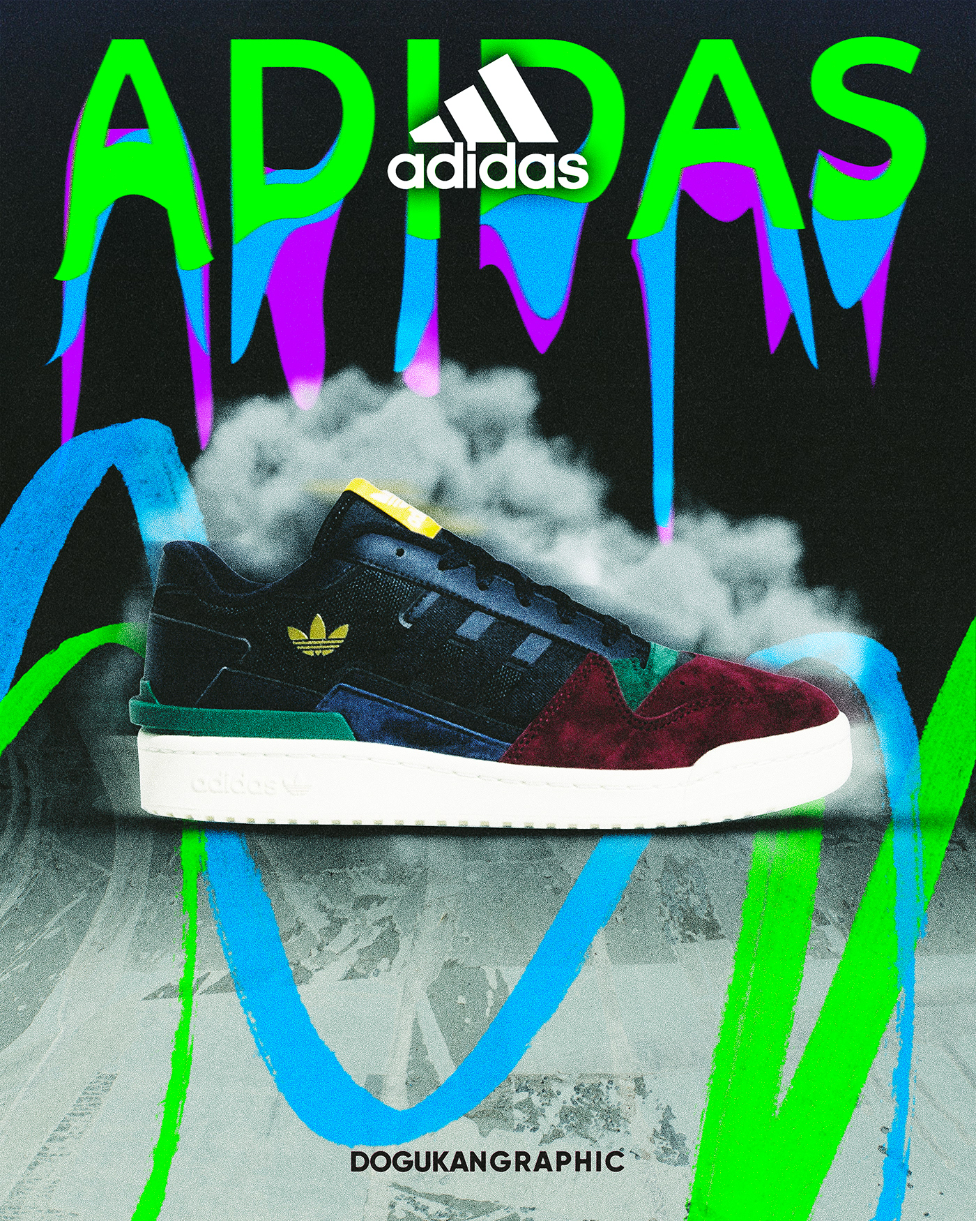 Adidas Forum Exhibit Low 2.0 Poster on Behance
